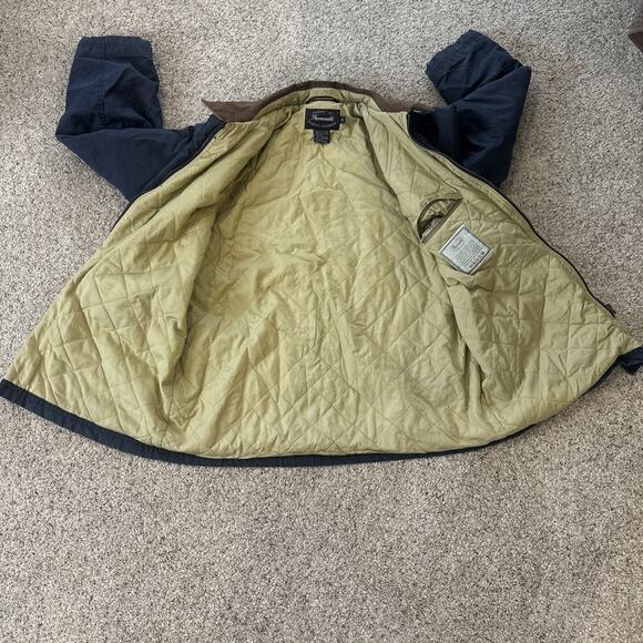 Faconnable Men's Jacket Size Medium Full Zip Navy Blue - Picture 7 of 9